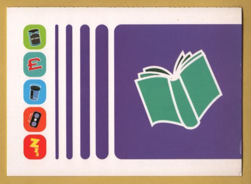 `De Montford University - Leicester - Bedford` - Fold Out Card - Postally Unused - Boomerang Media Postcard.